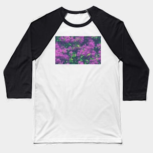 Seamless Jungle Plants Texture Patterns V Baseball T-Shirt